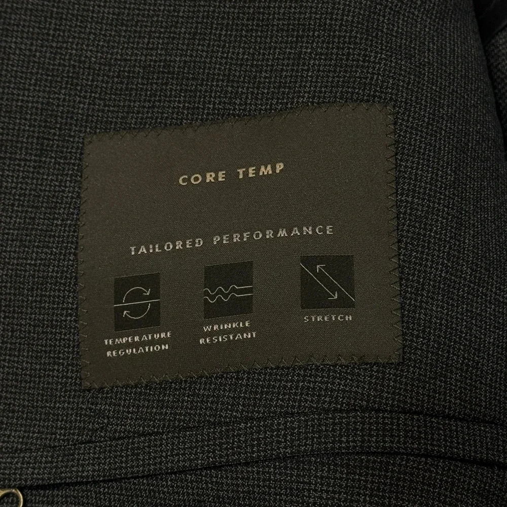 Banana‎ Republic Core Temp Blazer Mens 48L Slim Gray Wool Performance Jacket NWT
